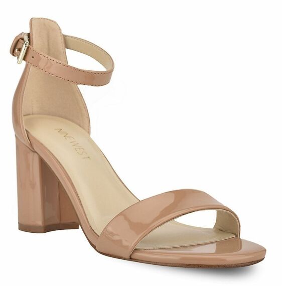 BRAND NEW NINE WEST SANDY WOMEN'S BLOCK HEEL SANDALS - Picture 1 of 14